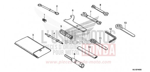 OUTILS CBR500RAF de 2015